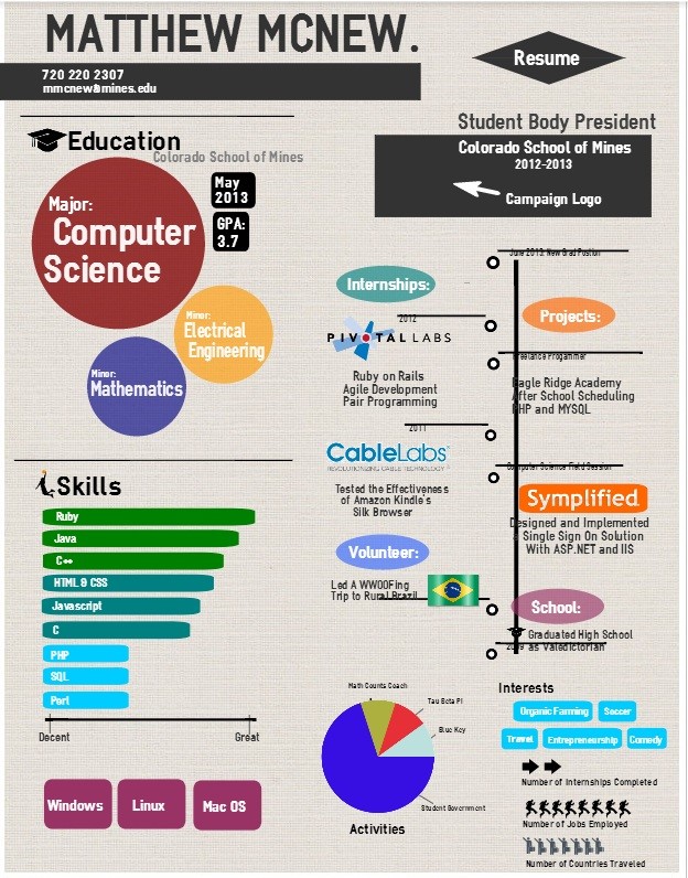 Visual Resume Examples For 2021 Printable And Downloadable Cust