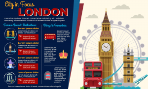 London infographic template