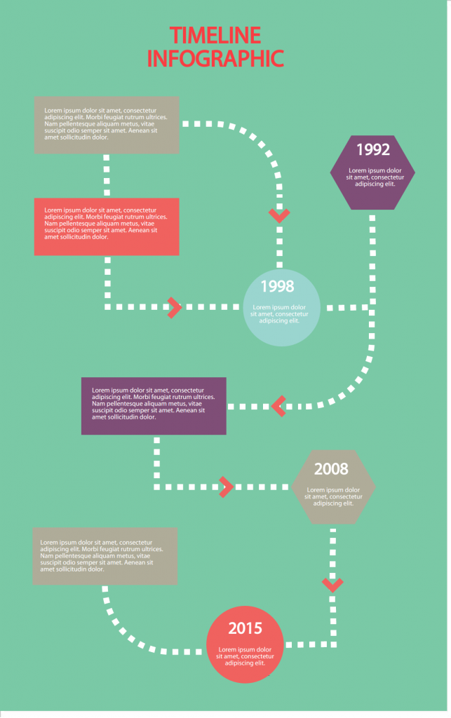 create infographic timeline