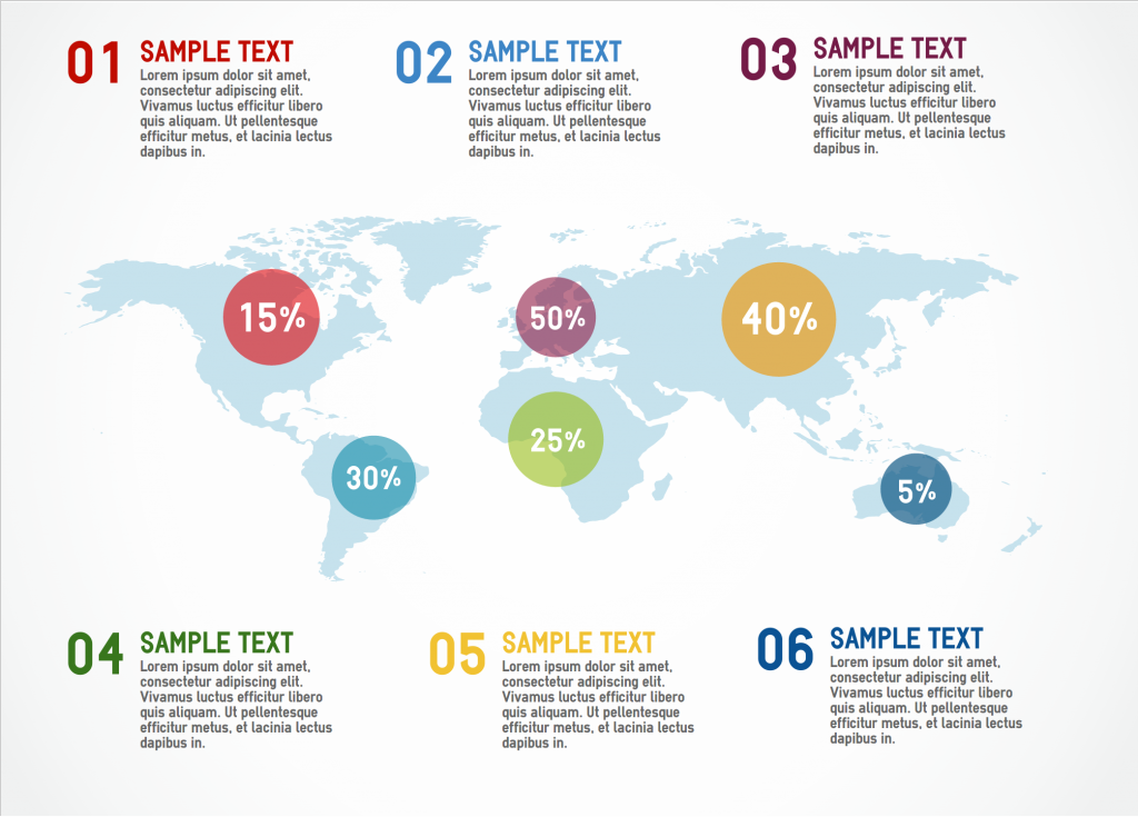 map infographic template