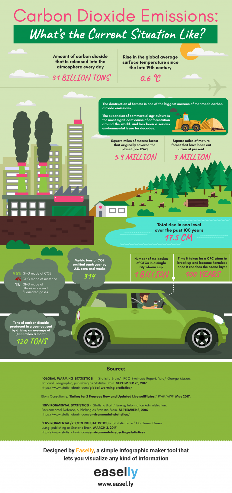 Do You Know Your Carbon Footprint? A Case Study & Infographics