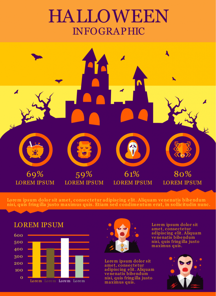 halloween infographic template 1 - Simple Infographic Maker Tool by Easelly