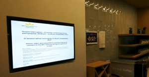 digital signage office example