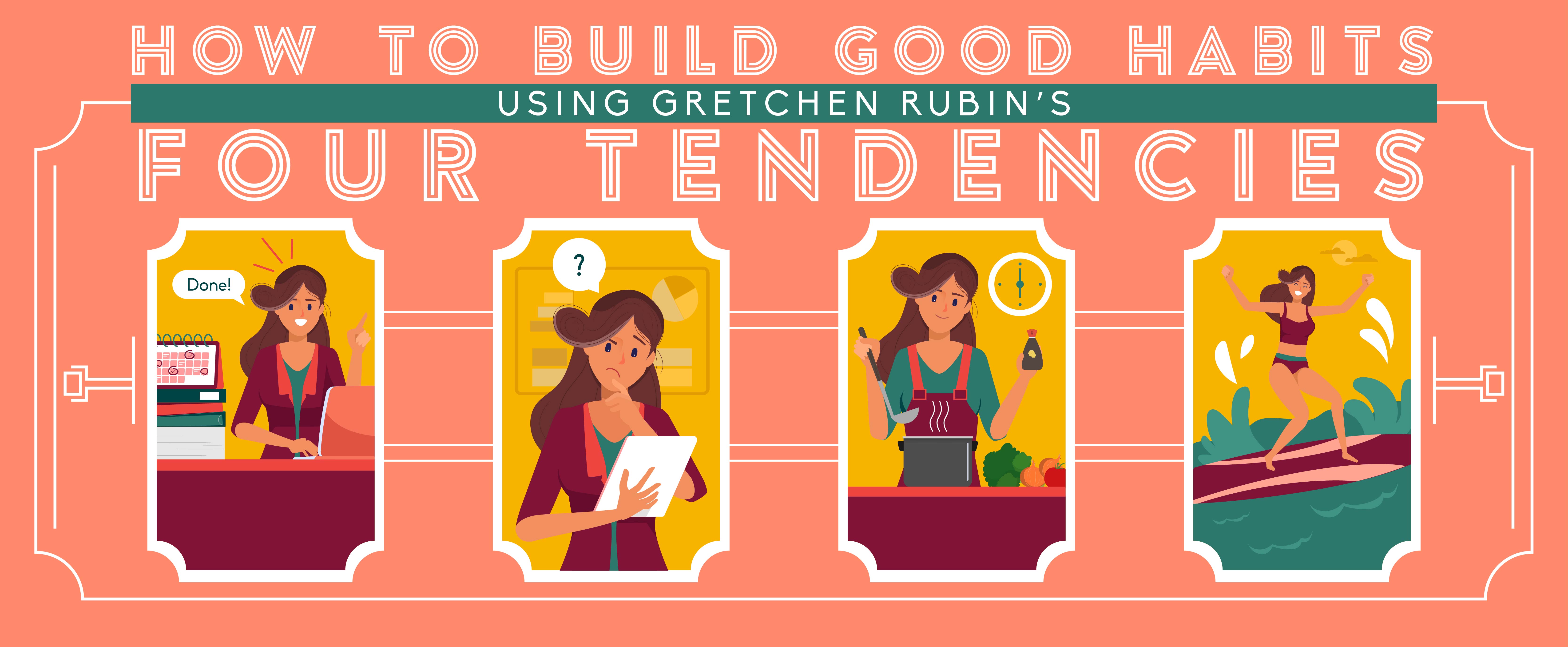 Infographic How To Build Good Habits Using The Four Tendencies