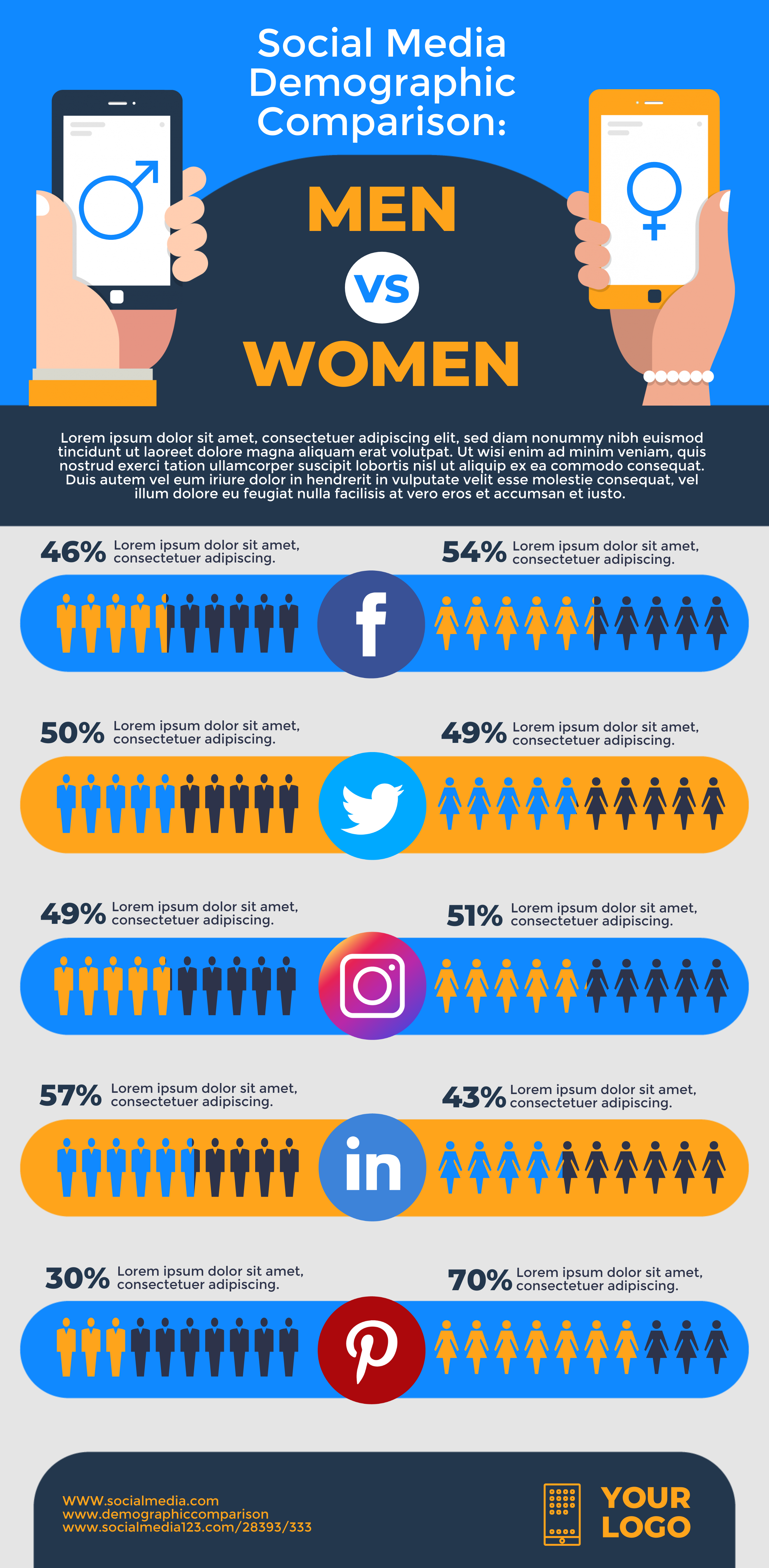 simple social media infographic