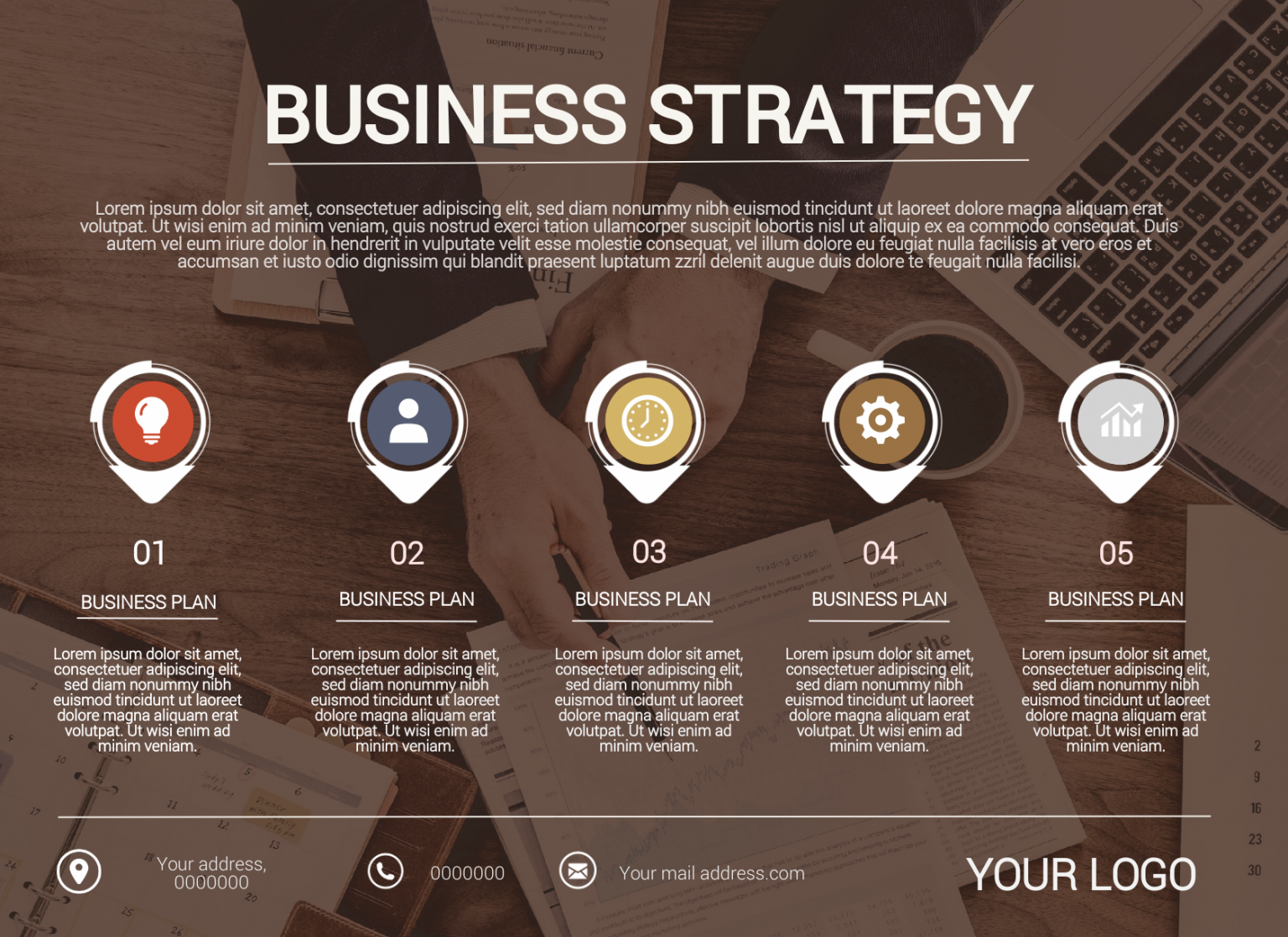 how to make a business plan infographic